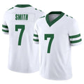 NY.Jets #7 Geno Smith Player White Legacy Limited Vapor F.U.S.E. Home Game Gdoa Stitched Jerseys