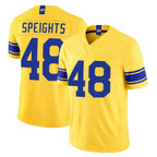 LA.Rams #48 Omar Speights Player Gold Limited Classic Sol Vapor F.U.S.E.Home Game Gdoa Stitched Jerseys