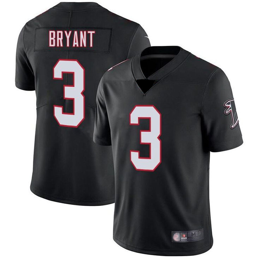 A.Falcons #3 Jessie Bates III Player Black Alternate Vapor F.U.S.E. Limited Gdoa Stitched Jerseys