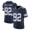 D.Cowboys #92 Quinnen Williams Player Navy Vapor Untouchable Limited Home Game Gdoa Stitched Jerseys