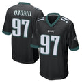 P.Eagles #97 Moro Ojomo Player Black Home Game Gdoa Stitched Jerseys