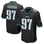 P.Eagles #97 Moro Ojomo Player Black Home Game Gdoa Stitched Jerseys