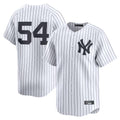 NY.Yankees #54 Max Fried Player White Limited Home Fdoa Stitched Jerseys