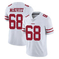 SF.49ers #68 Colton McKivitz Player White Limited Vapor Untouchable Home Game Gdoa Stitched Jerseys