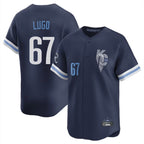 KC.Royals #67 Seth Lugo Player Navy City Connect Limited Home Gdoa Stitched Jerseys