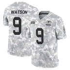 GB.Packers #9 Christian Watson Player Arctic Camo Salute To Service Limited Gdoa Stitched Jerseys