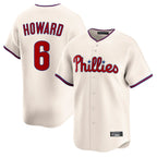 P.Phillies #6 Ryan Howardr Player Cream Home Limited Fdoa Stitched Jerseys