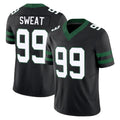 NY.Jets #99 T'Vondre Sweat Player Black Limited Legacy Vapor F.U.S.E. Home Game Gdoa Stitched Jerseys
