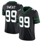 NY.Jets #99 T'Vondre Sweat Player Black Limited Legacy Vapor F.U.S.E. Home Game Gdoa Stitched Jerseys