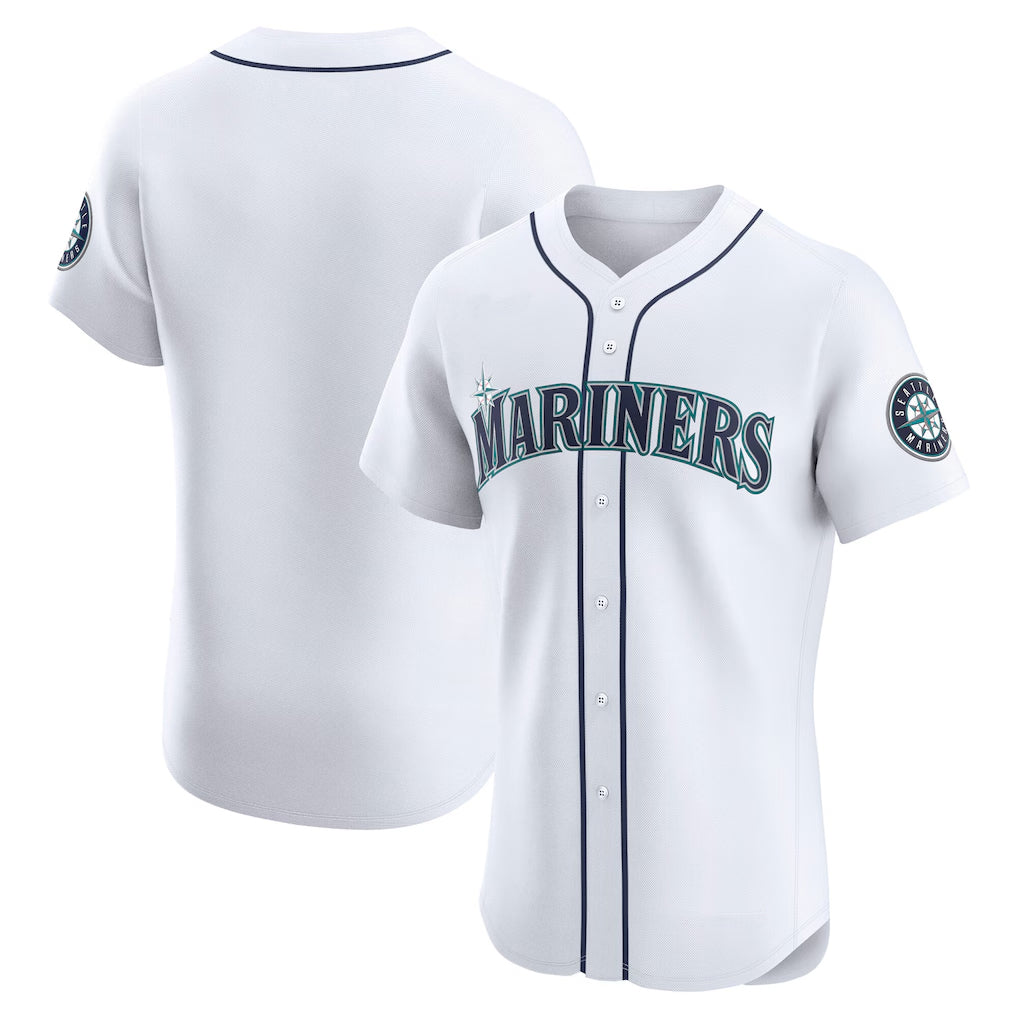 S.Mariners ## Mariners Blank Player White Home Limited Elite Fdoa Stitched Jerseys