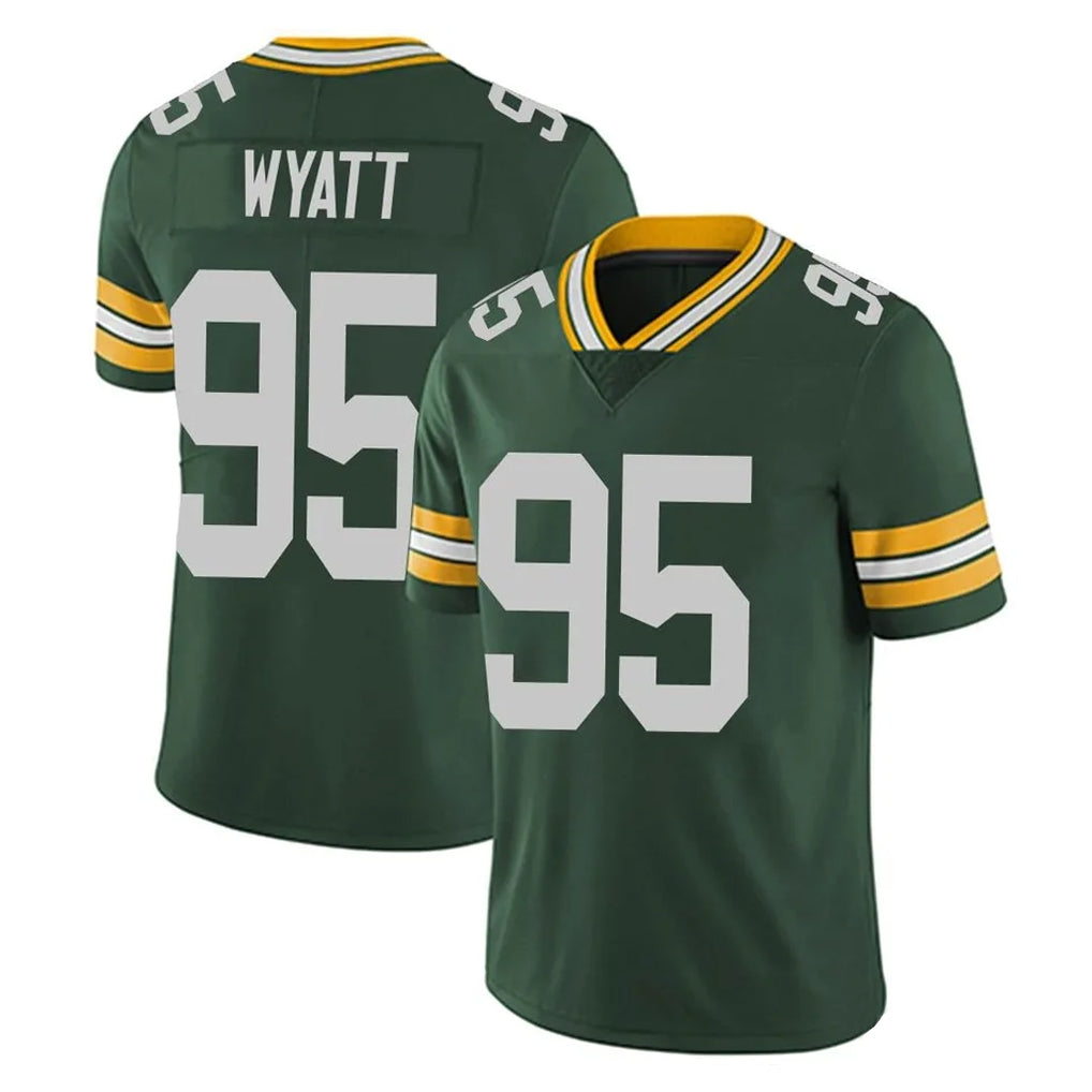 GB.Packers #95 Devonte Wyatt Player Green Vapor Untouchable Limited Home Game Gdoa Stitched Jerseys