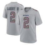 NE.Patriots #2 Harold Landry III Player Gray Fashion Limited Home Game Gdoa Stitched Jerseys