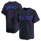 T.Blue Jays #0 Andres Gimenez Player Black City Connect Limited Fdoa Stitched Jerseys