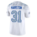 B.Bills #31 Maxwell Hairston Player White Rivalries Collection Vapor Limited Gdoa Stitched Jerseys