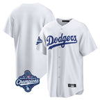 LA.Dodgers ## Dodgers Blank Player White Game Home World Series Meet Fdoa Stitched Jerseys