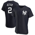 NY.Yankees #2 Derek Jeter Player Navy Limited Elite Home Fdoa Stitched Jerseys