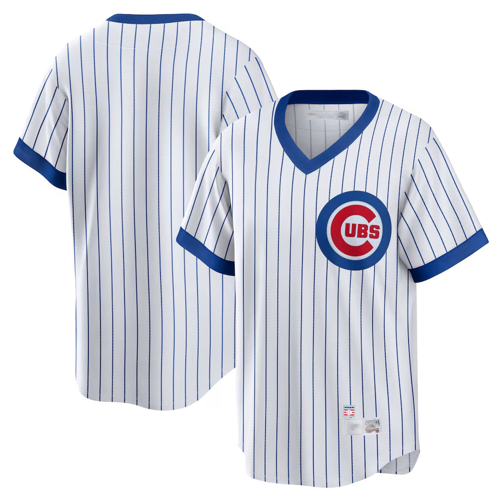 C.Cubs ## Cubs Blank Player White T-shirt Cooperstown Collection Limited Gdoa Stitched Jerseys