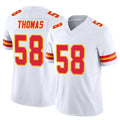 KC.Chiefs #58 Derrick Thomas Player White Vapor F.U.S.E. Limited Gdoa Stitched Jerseys