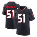 H.Texans #51 Will Anderson Jr. Player Navy Team Home Game Gdoa Stitched Jerseys
