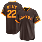 S.Diego Padres #22 Mason Miller Player Brown Home Cooperstown Collection Replica Game Fdoa Stitched Jerseys