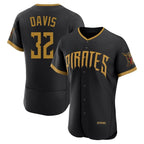 P.Pirates #32 Henry Davis Player Black 2026 City Connect Home Limited Elite Fdoa Stitched Jerseys
