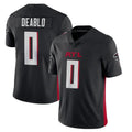 A.Falcons #0 Divine Deablo Player Black Vapor Limited Home Game Gdoa Stitched Jerseys