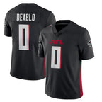 A.Falcons #0 Divine Deablo Player Black Vapor Limited Home Game Gdoa Stitched Jerseys