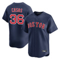 B.Red Sox #36 Triston Casas Player Navy Limited Home Game Gdoa Stitched Jerseys