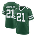 NY.Jets #21 Brandon Stephens Player Green Legacy Home Game Gdoa Stitched Jerseys