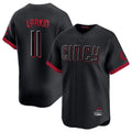 C.Reds #11 Barry Larkin Player Black City Connect Home Limited Gdoa Stitched Jerseys