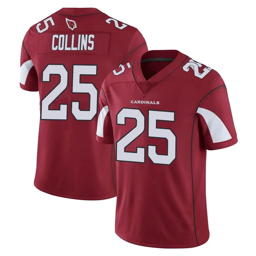 A.Cardinals #25 Zaven Collins Player Cardinal Vapor Limited Home Game  Gdoa Stitched Jerseys
