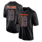 C.Bears #18 Caleb Williams Player Carbon Black Fashion Game Gdoa Stitched Jerseys