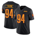 W.Commanders #94 Daron Payne Player Black Limited Vapor F.U.S.E. Home Game Gdoa Stitched Jerseys