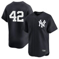 NY.Yankees #42 Mariano Rivera Player Navy Alternate Limited Fdoa Stitched Jerseys