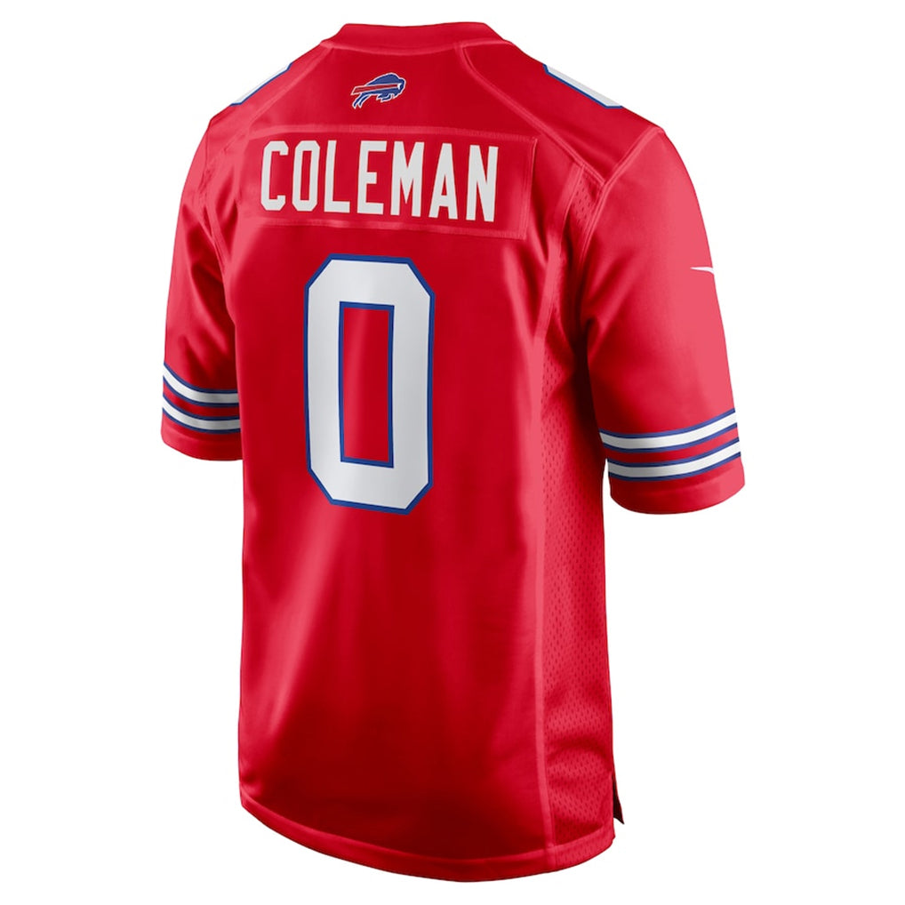 B.Bills #0 Keon Coleman Player Red Home Game Gdoa Stitched Jerseys