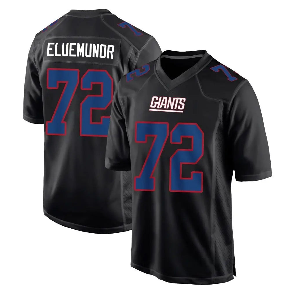 NY.Giants #72 Jermaine Eluemunor Player Carbon Fashion Limited Home Game Gdoa Stitched Jerseys