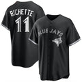 T.Blue Jays #11 Bo Bichette Player Black Home Game Fdoa Stitched Jerseys