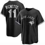 T.Blue Jays #11 Bo Bichette Player Black Home Game Fdoa Stitched Jerseys