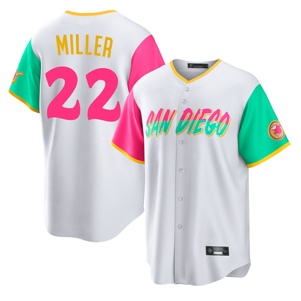 S.Diego Padres #22 Mason Miller Player White City Connect Home Game Fdoa Stitched Jerseys
