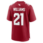A.Cardinals #21 Garrett Williams Player Cardinal Limited Home Game Gdoa Stitched Jerseys
