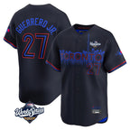 T.Blue Jays #27 Vladimir Guerrero Jr. Player Black 2025 World Series City Connect Limited Fdoa Stitched Jersey
