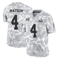 C.Browns #4 Deshaun Watson Player Arctic Camo Salute to Service Limited Home Game Gdoa Stitched Jerseys