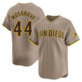 S.Diego Padres #44 Joe Musgrove Player Khaki Home Limited Fdoa Stitched Jerseys
