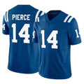 IN.Colts #14 Alec Pierce Player Royal Limited Vapor F.U.S.E. Home Game Gdoa Stitched Jerseys