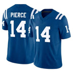 IN.Colts #14 Alec Pierce Player Royal Limited Vapor F.U.S.E. Home Game Gdoa Stitched Jerseys