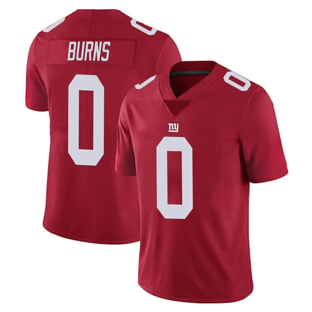 NY.Giants #0 Brian Burns Player Red Limited Vapor Untouchable Home Game Gdoa Stitched Jerseys