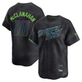 T.Bay Rays #18 Shane McClanahan Player Black City Connect Home Limited Fdoa Stitched Jerseys