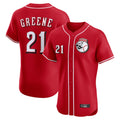 C.Reds #21 Hunter Greene Player Red Limited Elite Home Game Gdoa Stitched Jerseys