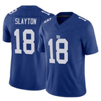 NY.Giants #18 Darius Slayton Player Royal Limited Vapor F.U.S.E. Home Game Gdoa Stitched Jerseys