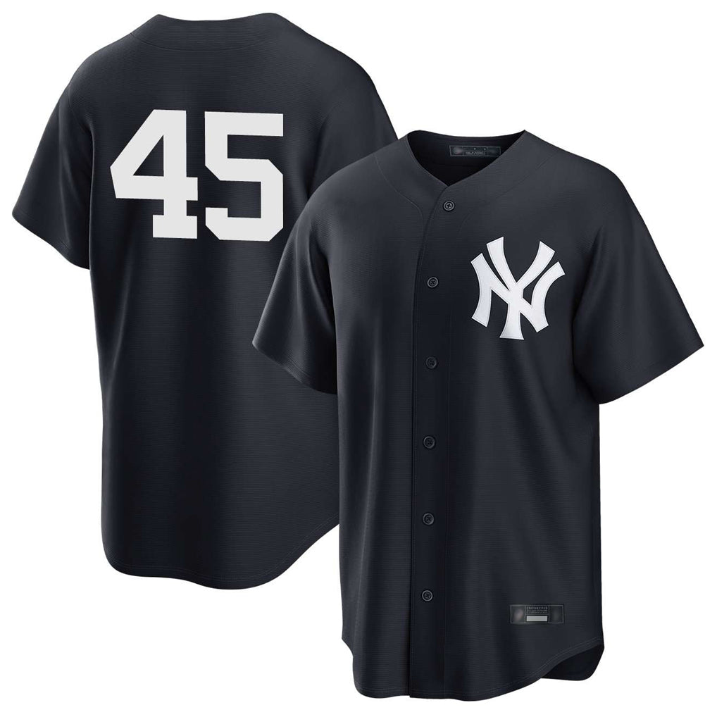 NY.Yankees #45 Gerrit Cole Player Navy Game Fdoa Stitched Jerseys